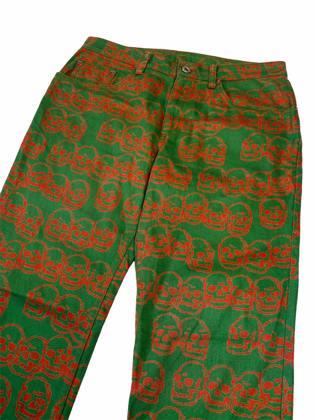 Hysteric Glamour Archive 1999 Hysteric Glamour - Skull Pile Pants Size US 29 - 5 Thumbnail