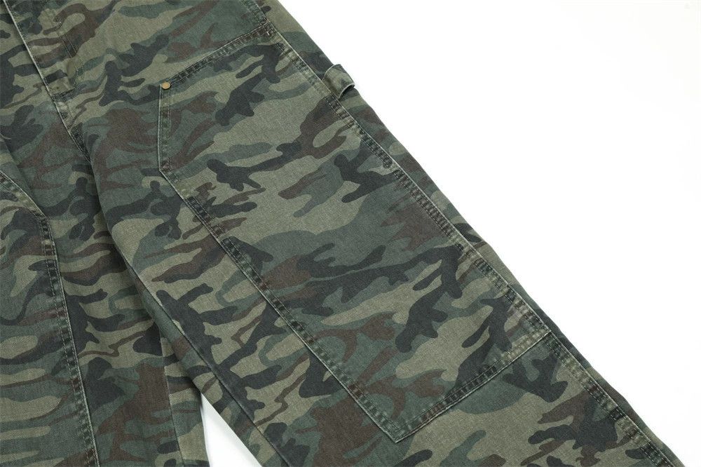 Designer × Japanese Brand × Vintage camo pattern baggy carpenter pants Size US 28 / EU 44 - 6 Thumbnail