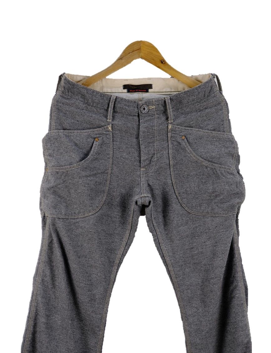 Japanese Brand Blue Ways Japanese Designer Punk Grunge Pants Size US 30 / EU 46 - 3 Thumbnail
