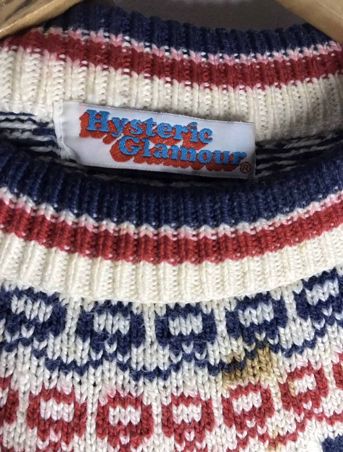Hysteric Glamour × Japanese Brand Vintage Hysteric Glamour Lovery Knitwear Sweater Size US S / EU 44-46 / 1 - 8 Thumbnail