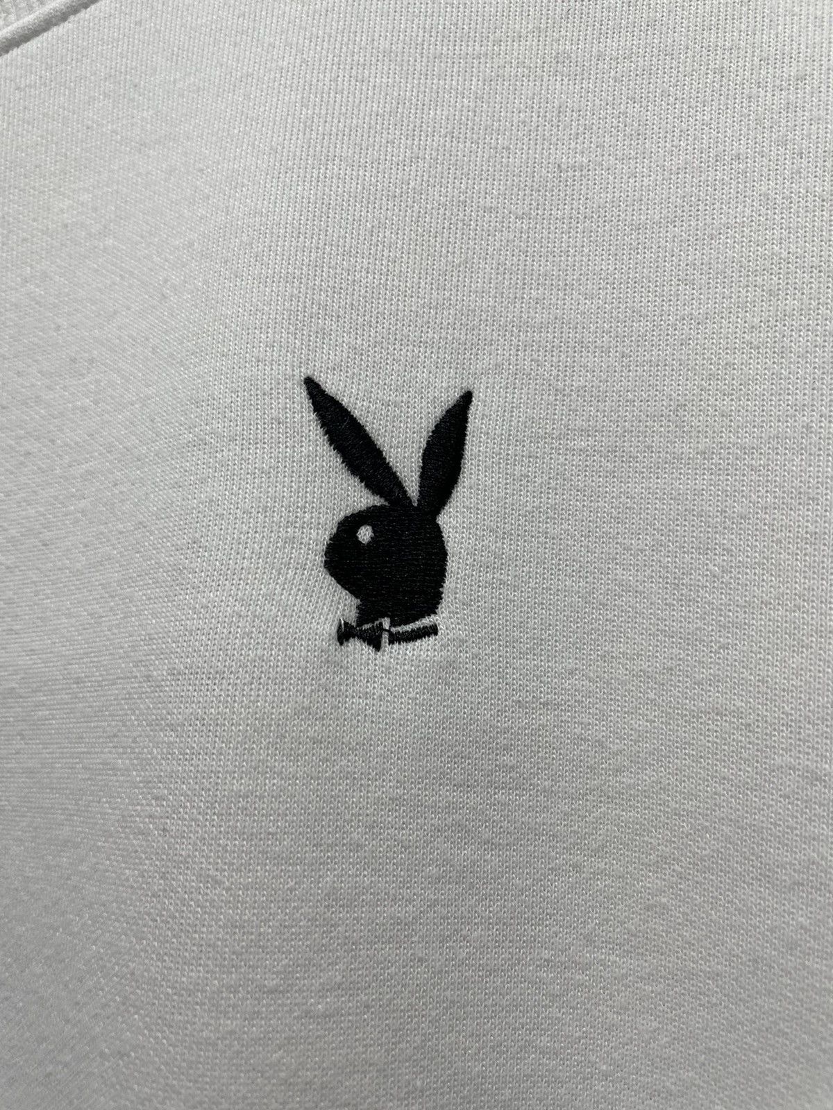 Playboy × Vintage PLAYBOY Spliced Drop Shoulder Oversized Sweater Size US L / EU 52-54 / 3 - 3 Thumbnail
