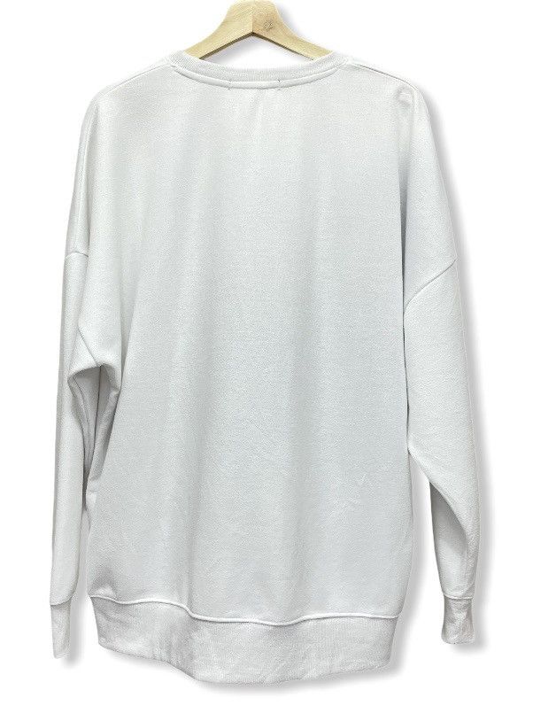 Playboy × Vintage PLAYBOY Spliced Drop Shoulder Oversized Sweater Size US L / EU 52-54 / 3 - 2 Thumbnail