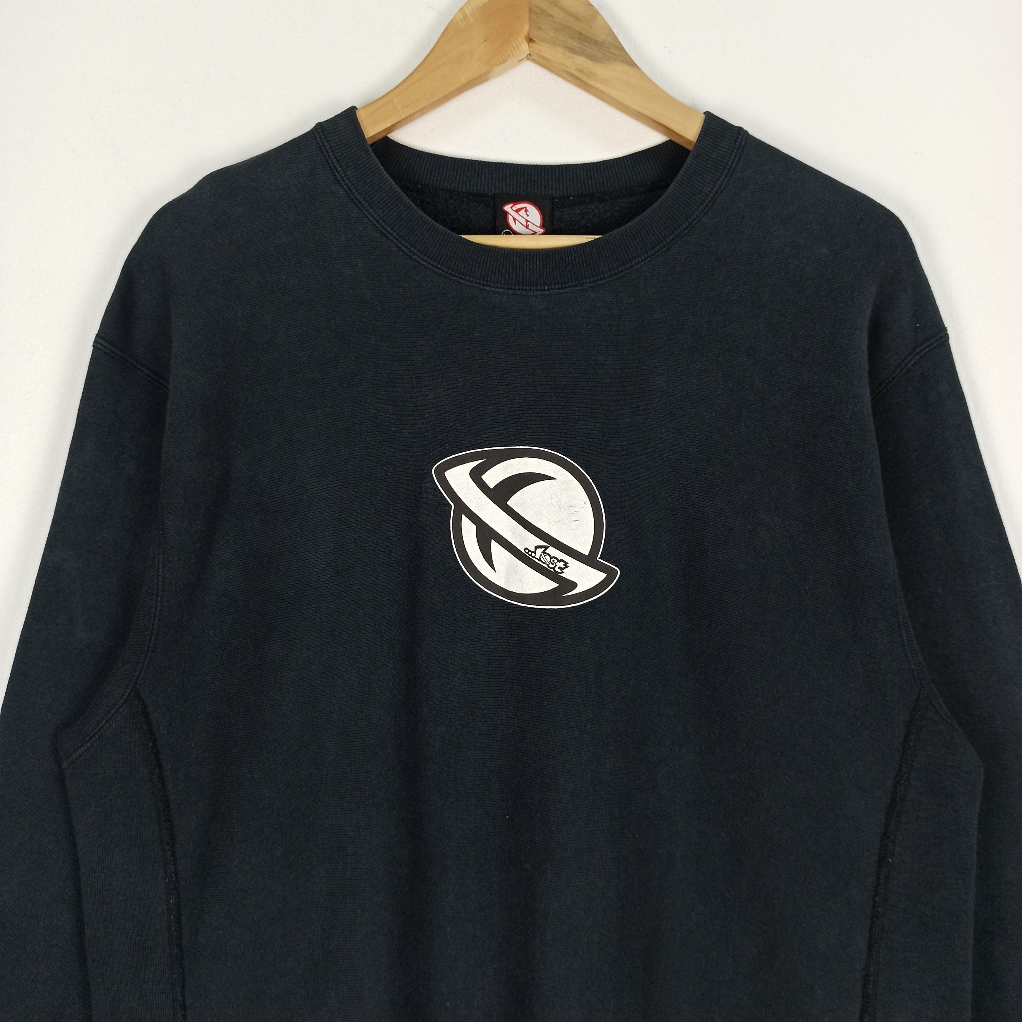 Lost Enterprises Vintage LOST ENTERPRISES Sweatshirt Nice Faded Black Size US L / EU 52-54 / 3 - 2 Thumbnail