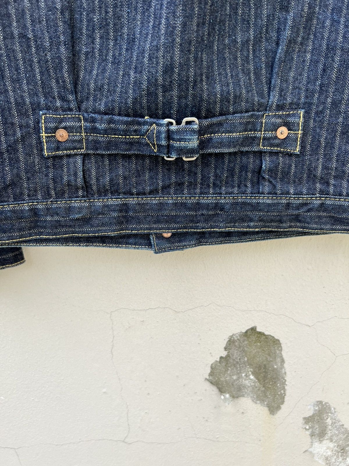 Freewheelers Graph Zero Japan Lot GF307 Stripes Twill Type 1 Denim Jacket Size US S / EU 44-46 / 1 - 11 Thumbnail