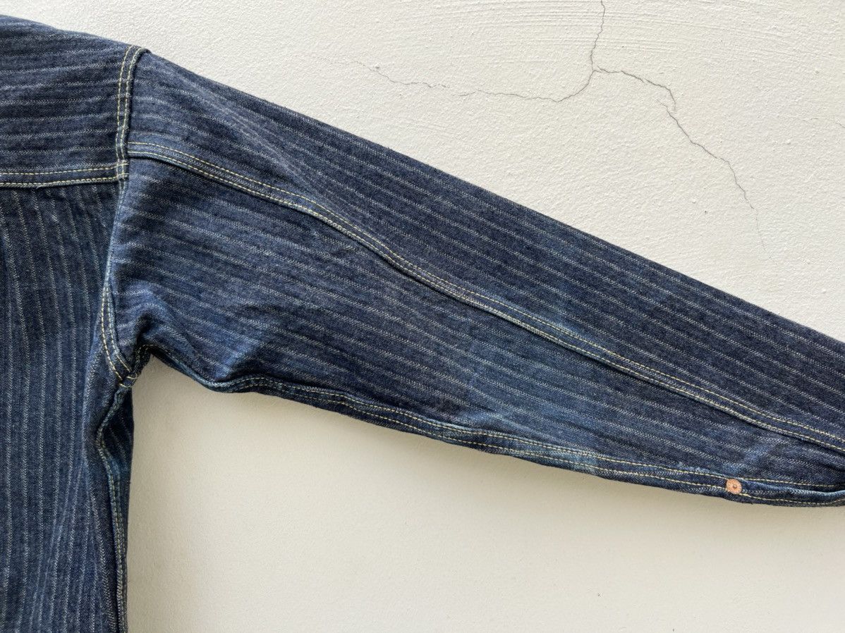 Freewheelers Graph Zero Japan Lot GF307 Stripes Twill Type 1 Denim Jacket Size US S / EU 44-46 / 1 - 12 Thumbnail