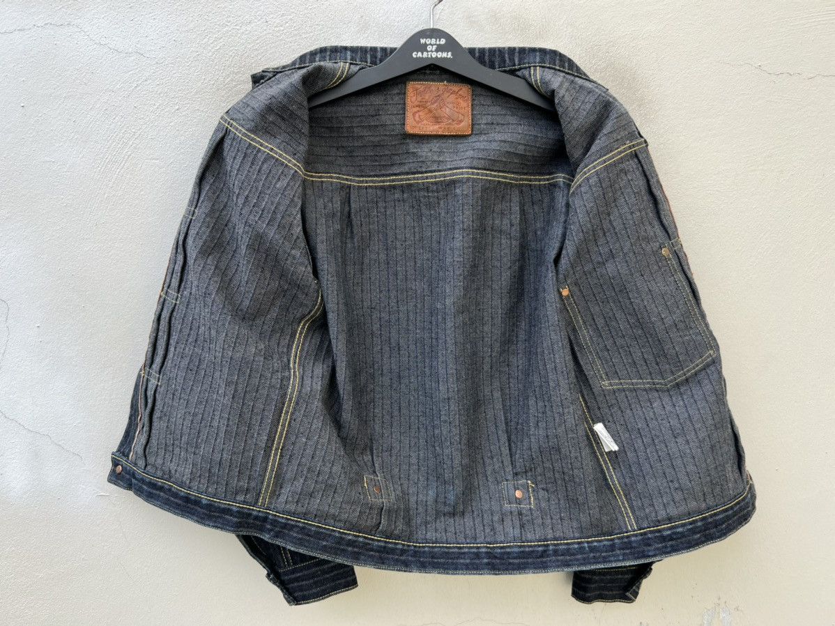Freewheelers Graph Zero Japan Lot GF307 Stripes Twill Type 1 Denim Jacket Size US S / EU 44-46 / 1 - 17 Thumbnail