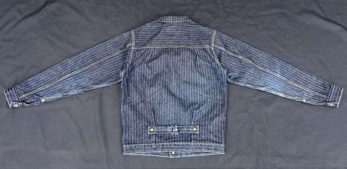Freewheelers Graph Zero Japan Lot GF307 Stripes Twill Type 1 Denim Jacket Size US S / EU 44-46 / 1 - 24 Thumbnail