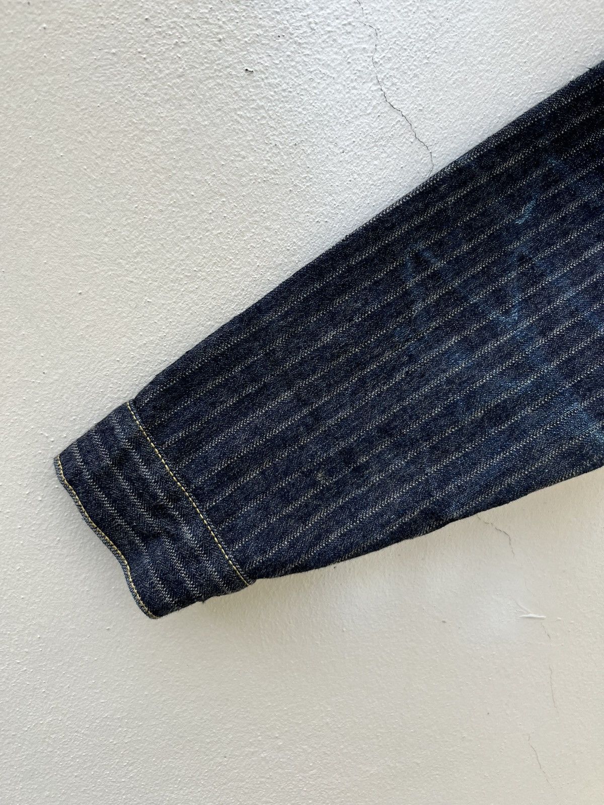 Freewheelers Graph Zero Japan Lot GF307 Stripes Twill Type 1 Denim Jacket Size US S / EU 44-46 / 1 - 9 Thumbnail