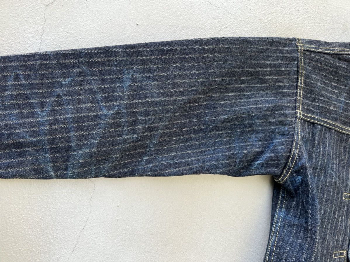 Freewheelers Graph Zero Japan Lot GF307 Stripes Twill Type 1 Denim Jacket Size US S / EU 44-46 / 1 - 8 Thumbnail