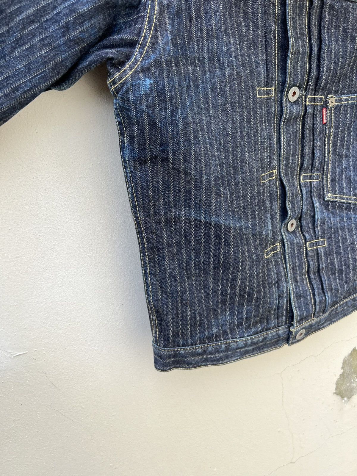 Freewheelers Graph Zero Japan Lot GF307 Stripes Twill Type 1 Denim Jacket Size US S / EU 44-46 / 1 - 7 Thumbnail
