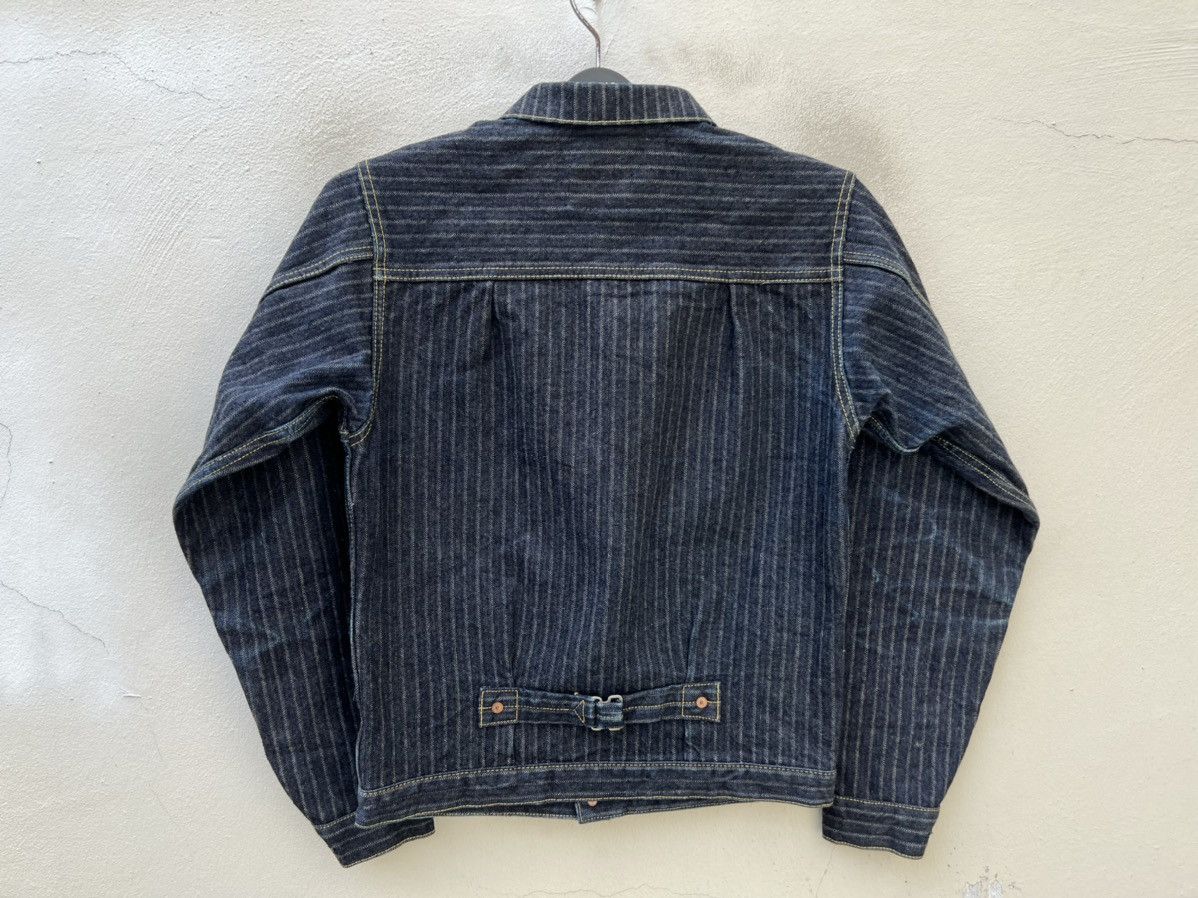 Freewheelers Graph Zero Japan Lot GF307 Stripes Twill Type 1 Denim Jacket Size US S / EU 44-46 / 1 - 10 Thumbnail