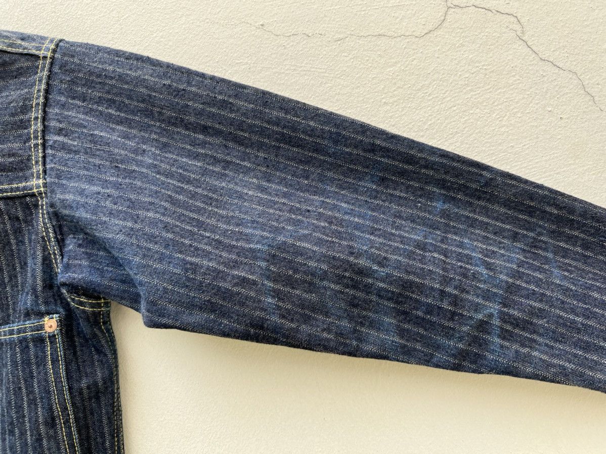 Freewheelers Graph Zero Japan Lot GF307 Stripes Twill Type 1 Denim Jacket Size US S / EU 44-46 / 1 - 5 Thumbnail