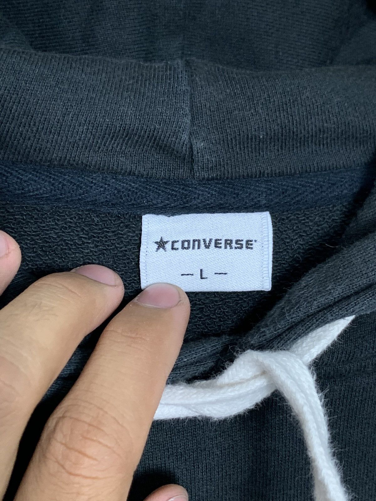 Converse Vintage Converse Sneakers Printed Sunfaded Pullover Hoodie Size US L / EU 52-54 / 3 - 4 Thumbnail