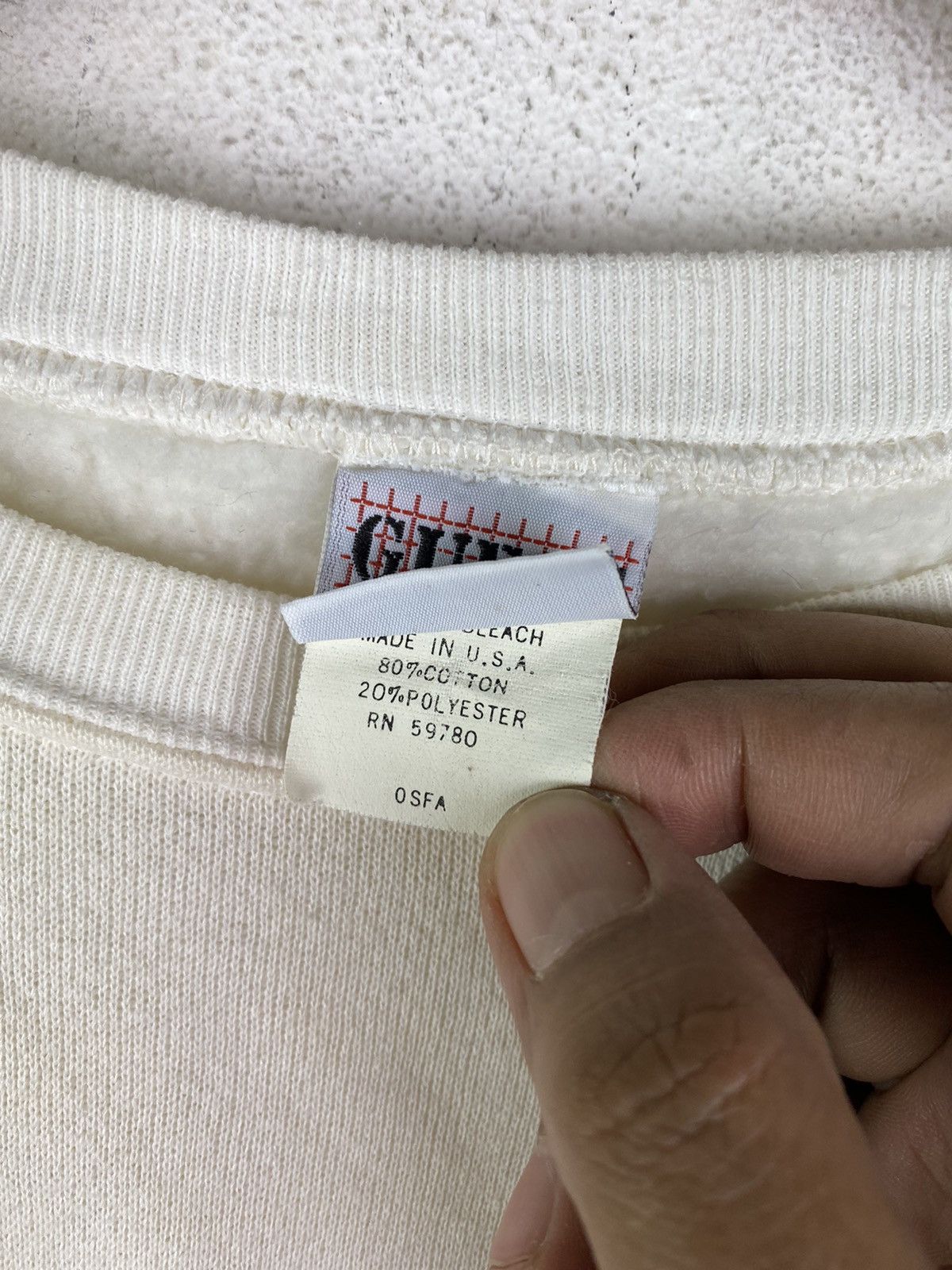 Guess × Vintage 🔥SALE🔥VINTAGE 80s GUESS EMBROIDERY LOGOS MADE IN USA Size US L / EU 52-54 / 3 - 7 Thumbnail