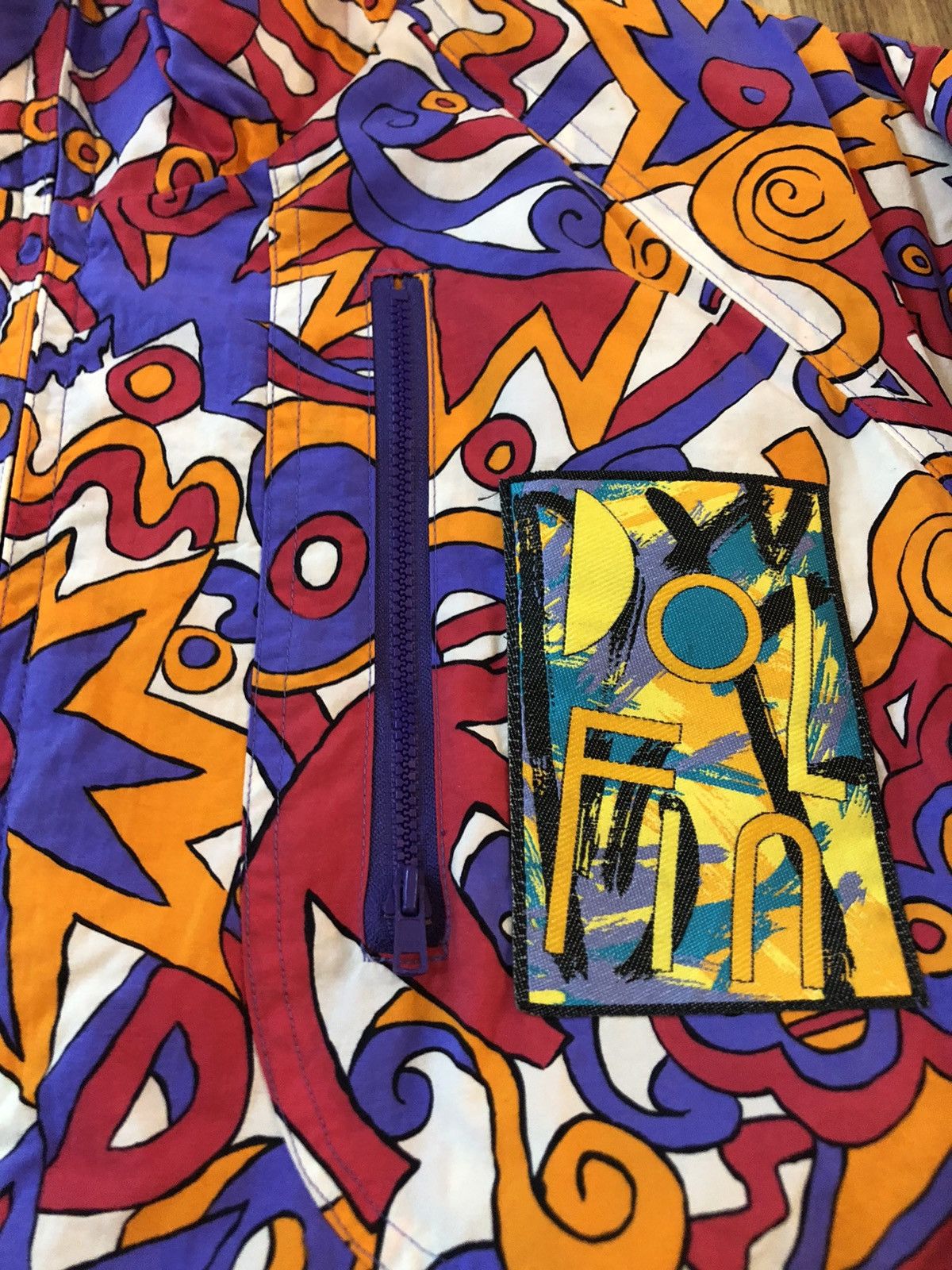 Japanese Brand × Vintage Dolfin By Capital Industry INC Full Print Jacket Size US L / EU 52-54 / 3 - 6 Thumbnail