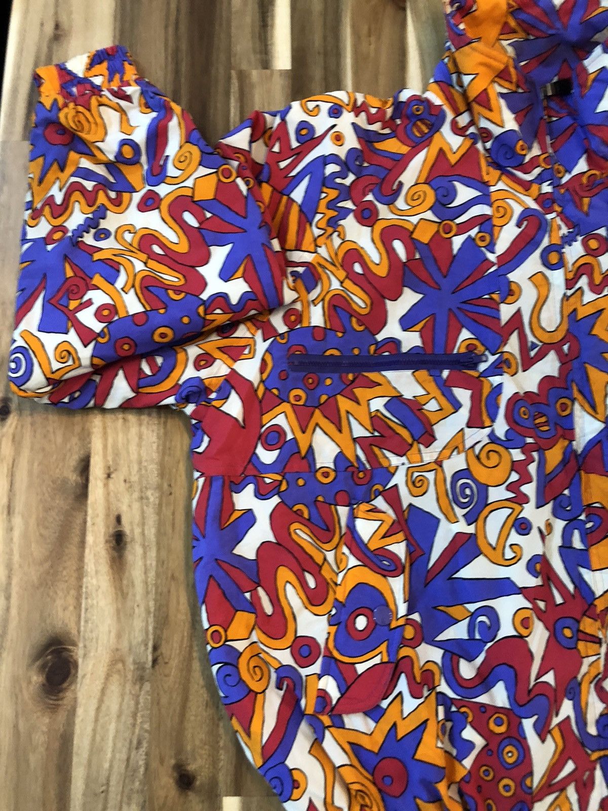 Japanese Brand × Vintage Dolfin By Capital Industry INC Full Print Jacket Size US L / EU 52-54 / 3 - 5 Thumbnail