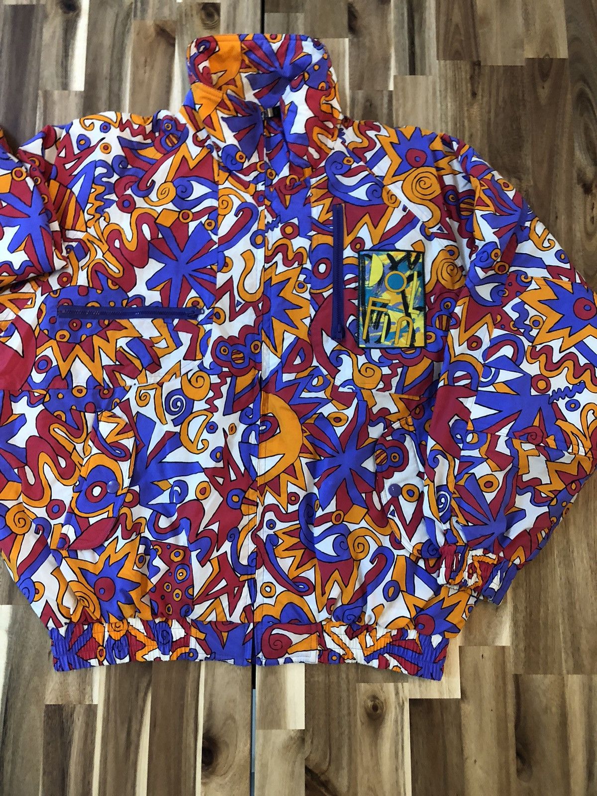 Japanese Brand × Vintage Dolfin By Capital Industry INC Full Print Jacket Size US L / EU 52-54 / 3 - 3 Thumbnail