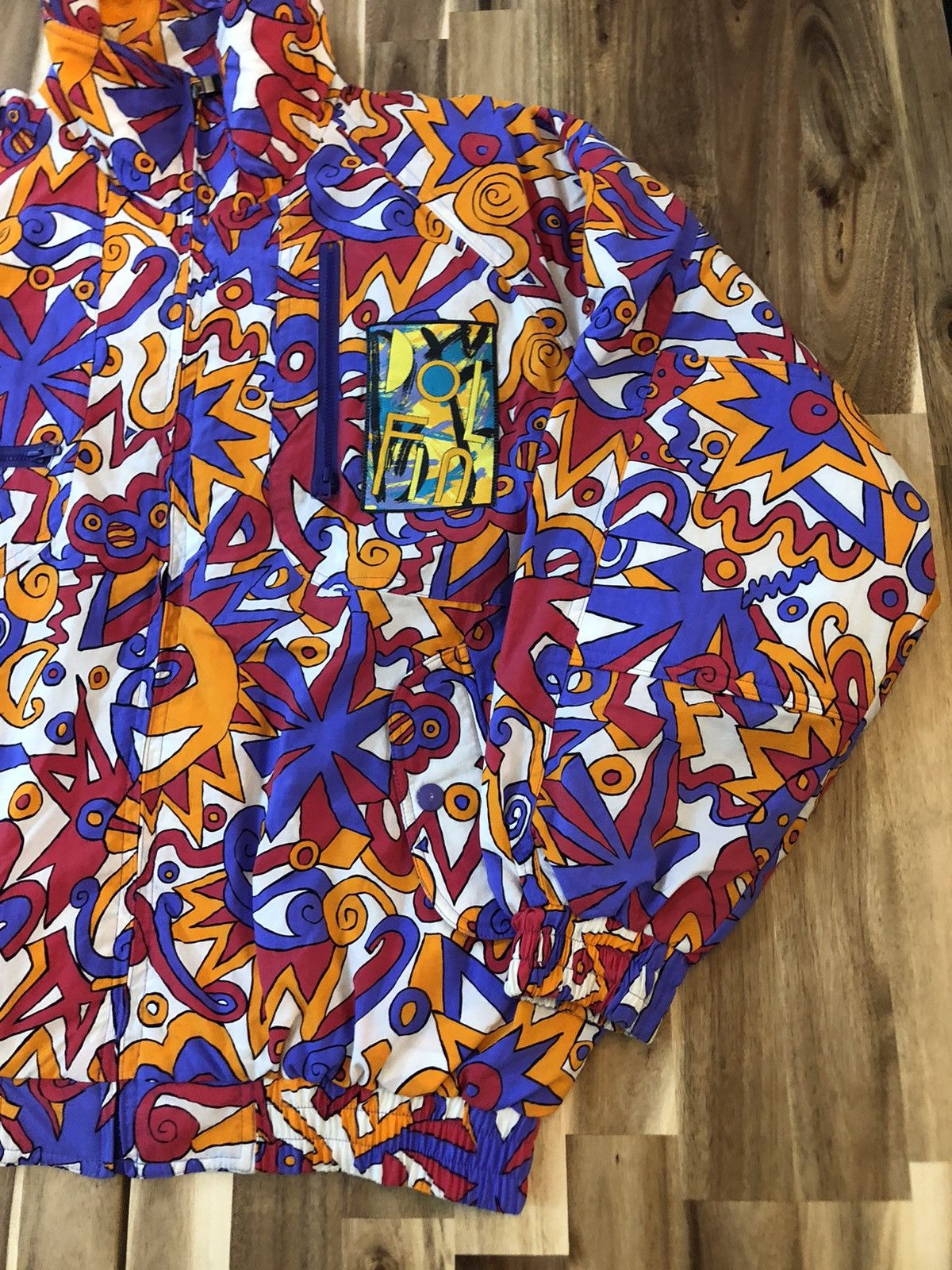 Japanese Brand × Vintage Dolfin By Capital Industry INC Full Print Jacket Size US L / EU 52-54 / 3 - 4 Thumbnail
