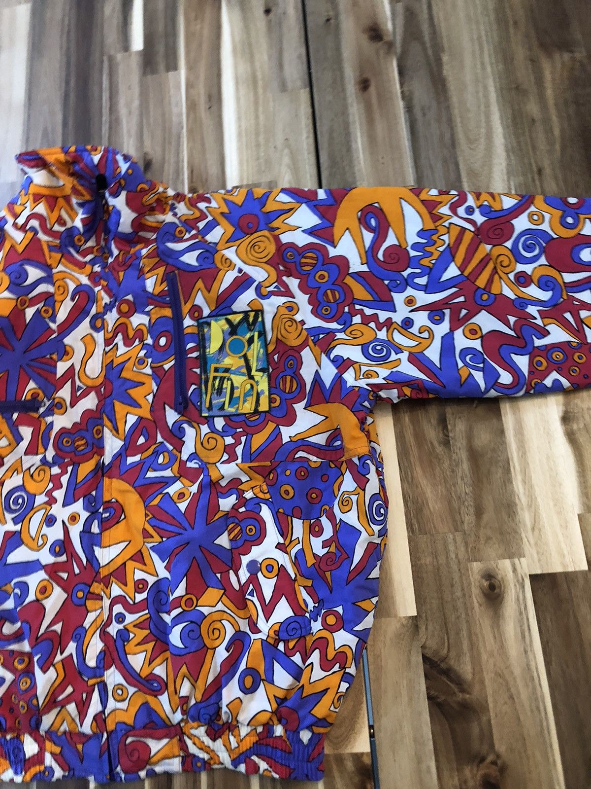 Japanese Brand × Vintage Dolfin By Capital Industry INC Full Print Jacket Size US L / EU 52-54 / 3 - 11 Thumbnail