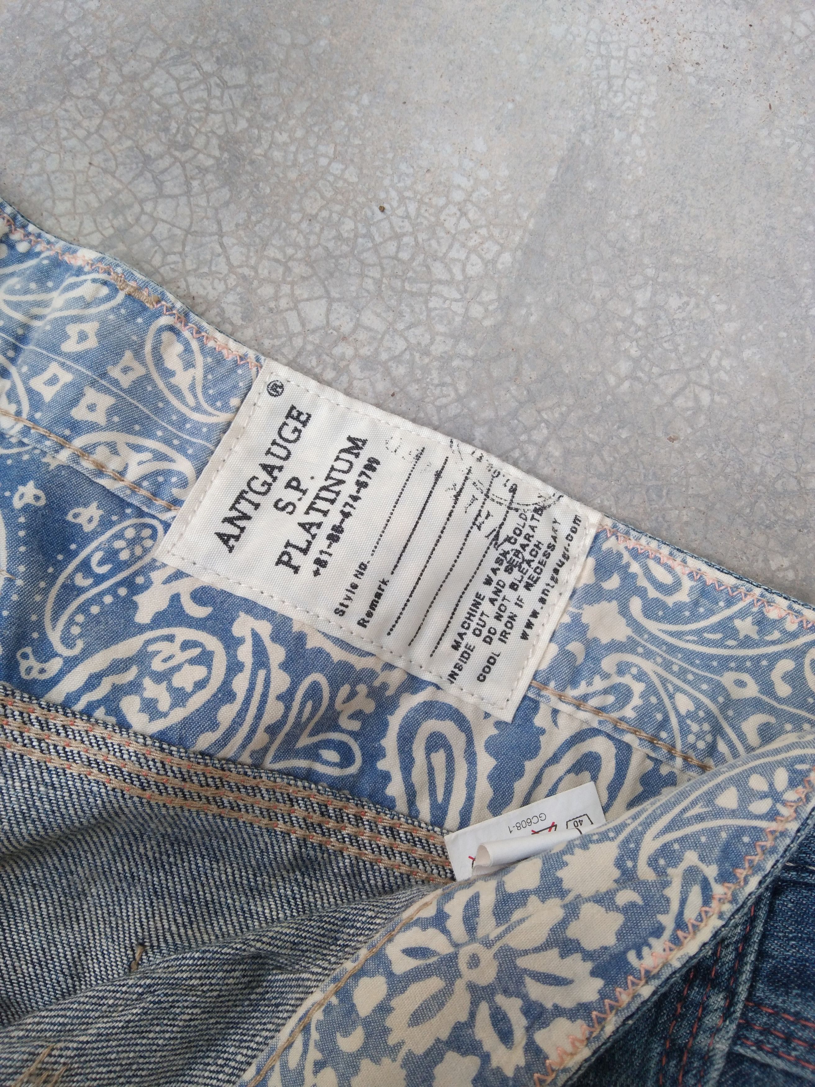 Japanese Brand Vintage Antgauge Punk Carpenter Jeans Style 31x30.5 Size US 31 - 8 Thumbnail