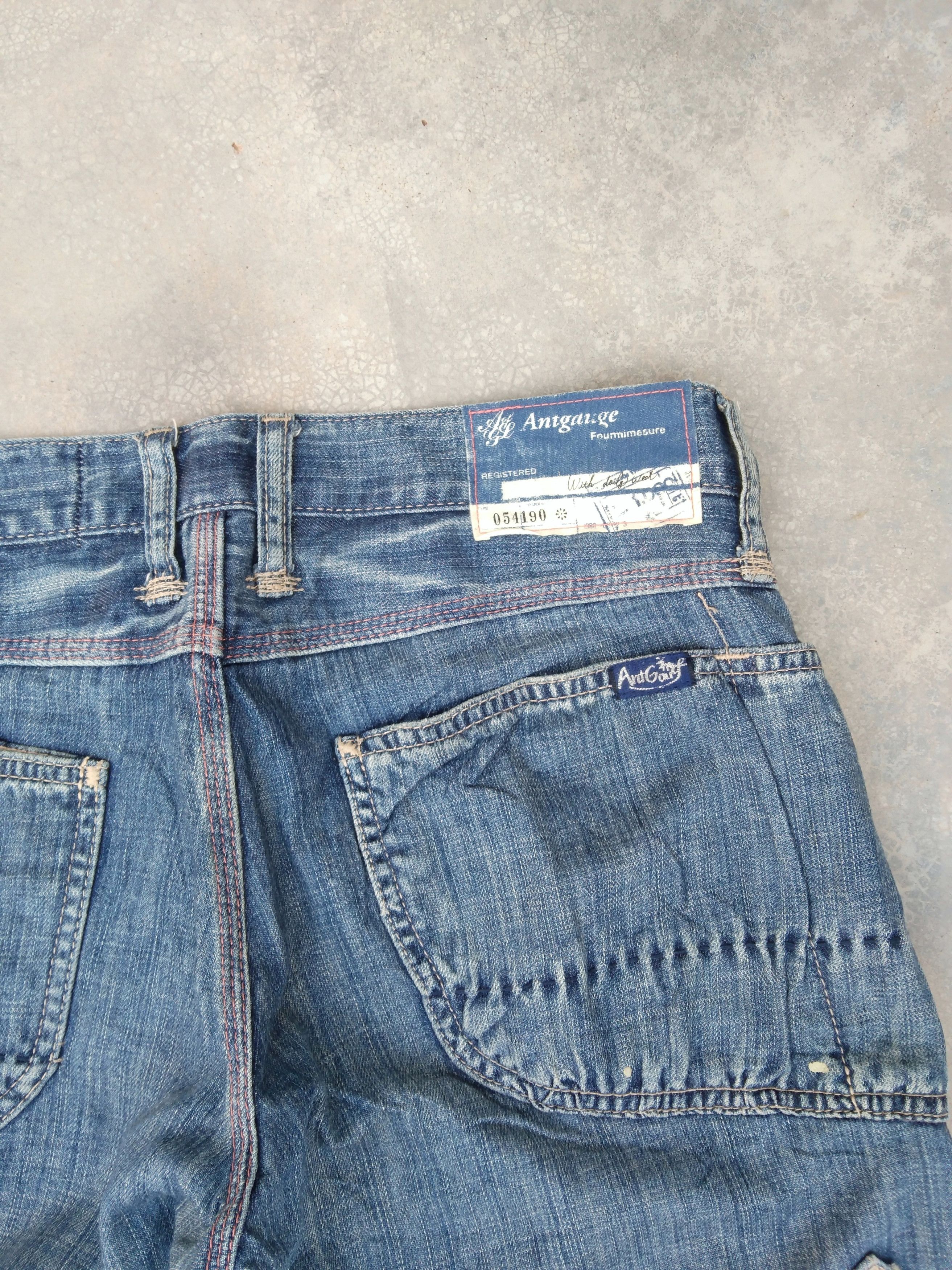 Japanese Brand Vintage Antgauge Punk Carpenter Jeans Style 31x30.5 Size US 31 - 3 Thumbnail