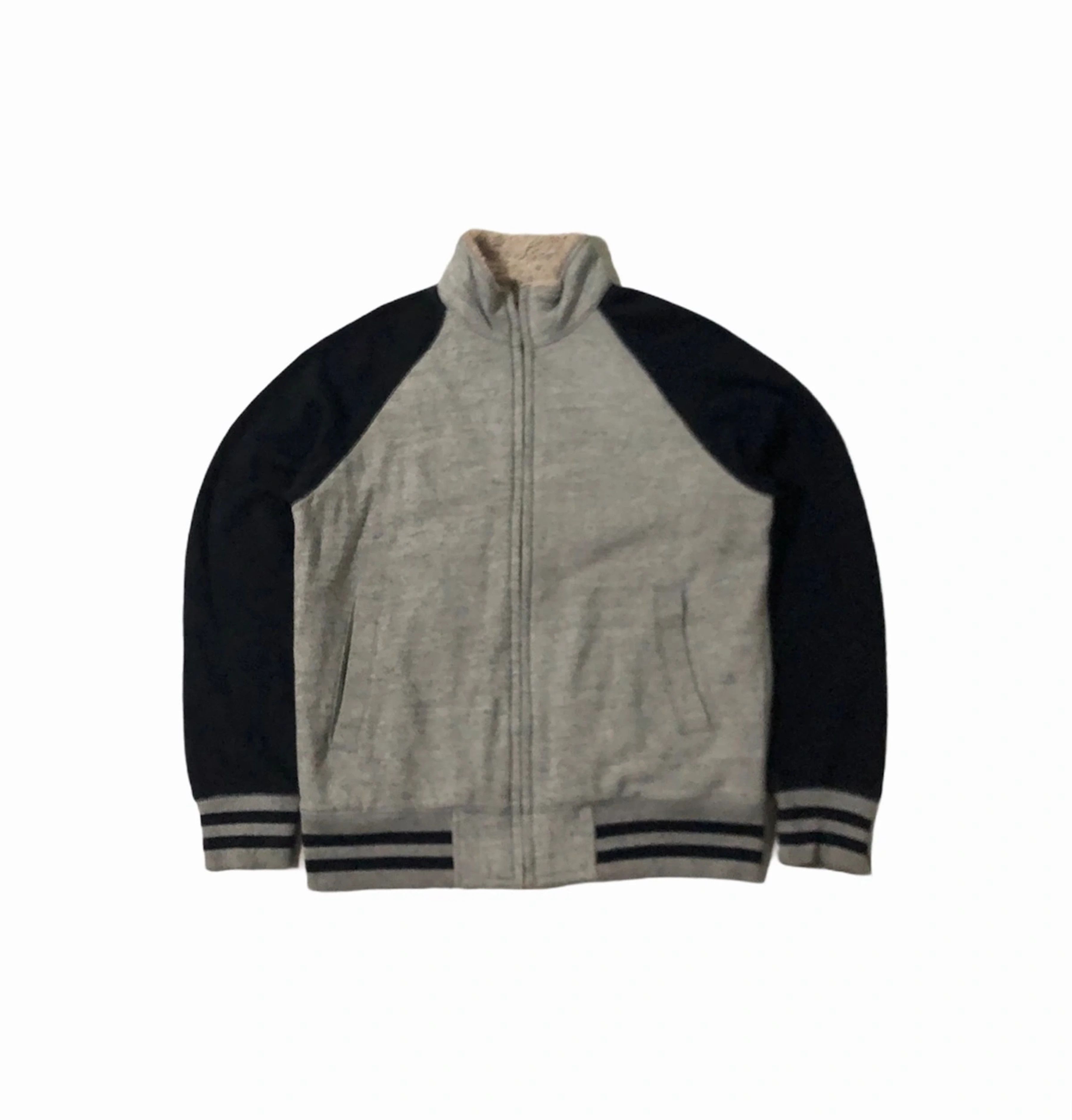 Uniqlo Varsity Styles Jacket Fleece Sherpa Inside