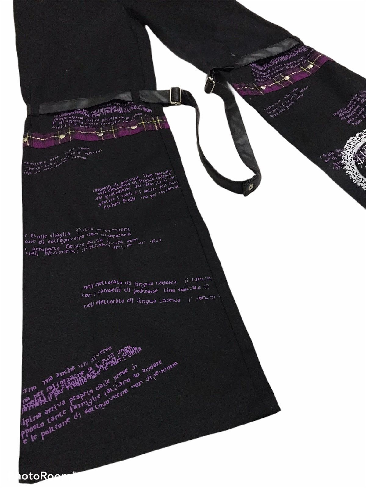 Malcolm McLaren × Seditionaries Japanese Blood Storm Club Body Line Bondage Strap Trouser Size US 30 / EU 46 - 2 Thumbnail