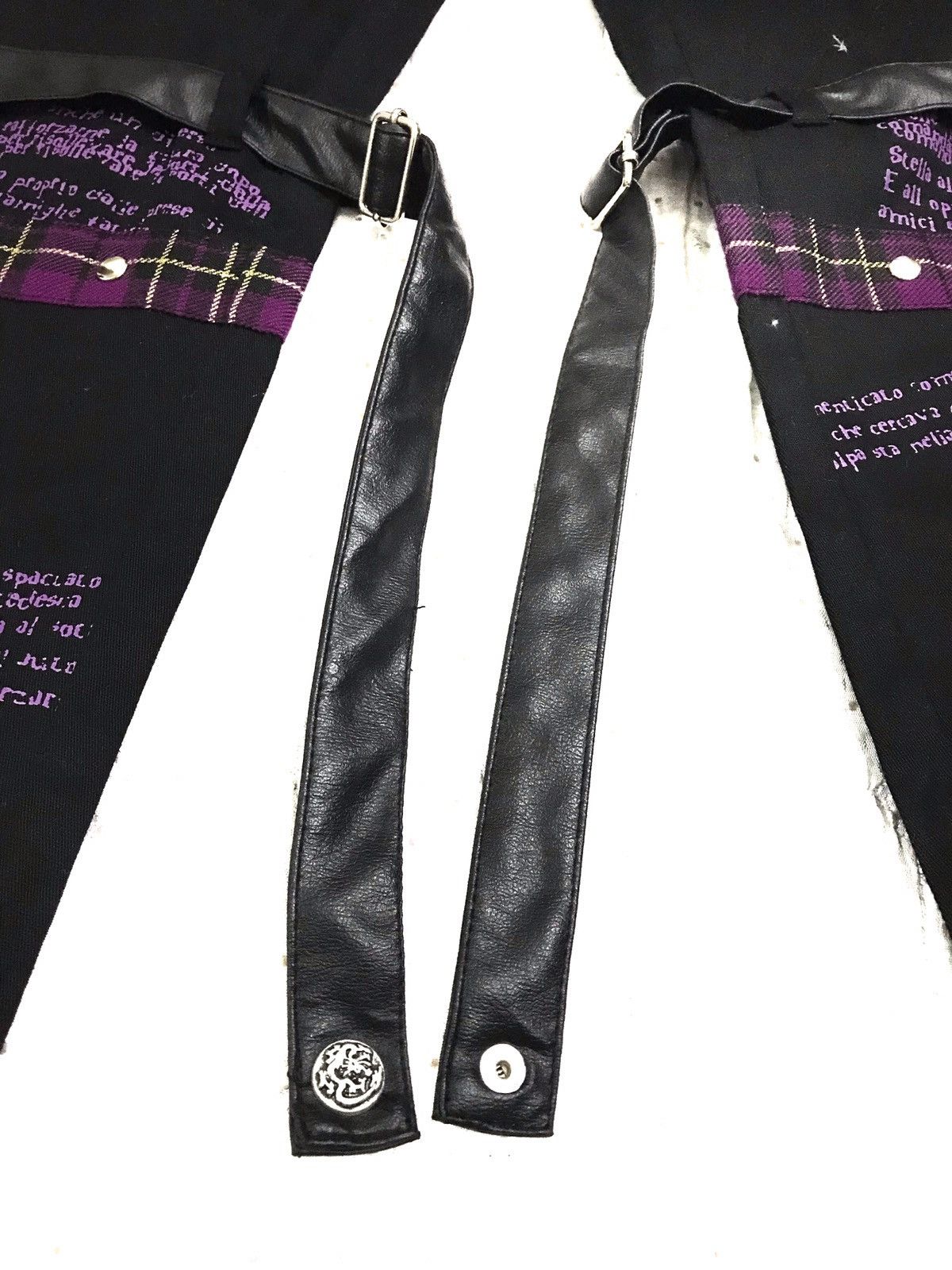 Malcolm McLaren × Seditionaries Japanese Blood Storm Club Body Line Bondage Strap Trouser Size US 30 / EU 46 - 5 Thumbnail