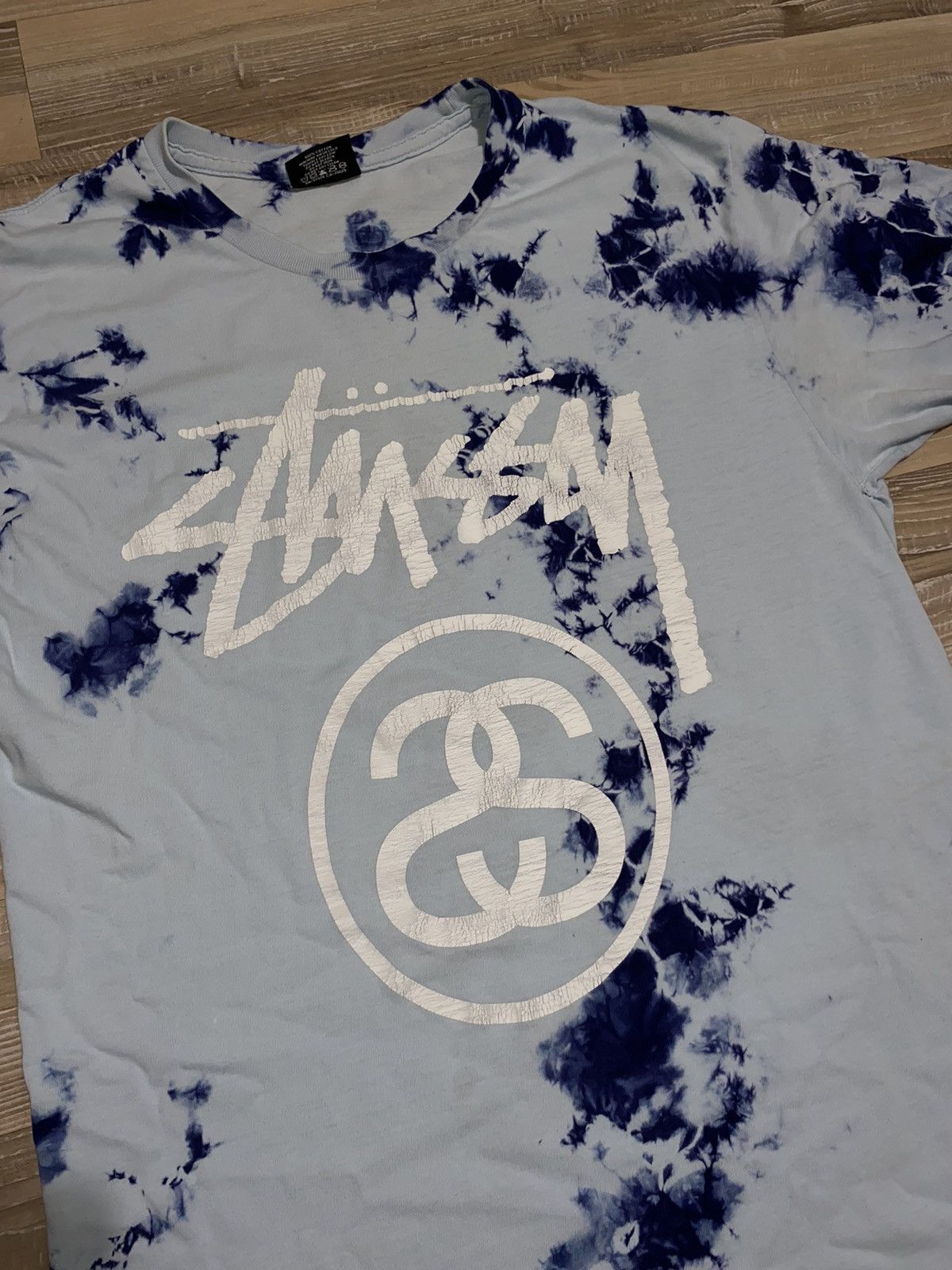 Stussy Stussy big logo t shirt Size US M / EU 48-50 / 2 - 2 Thumbnail