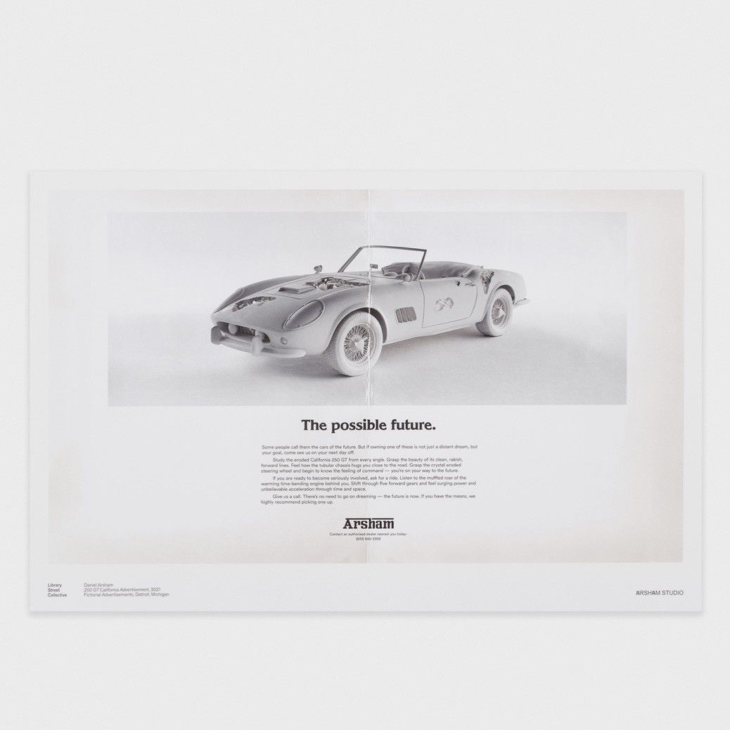Daniel Arsham Daniel Arsham 250 GT Advertisement Poster Size ONE SIZE - 2 Thumbnail