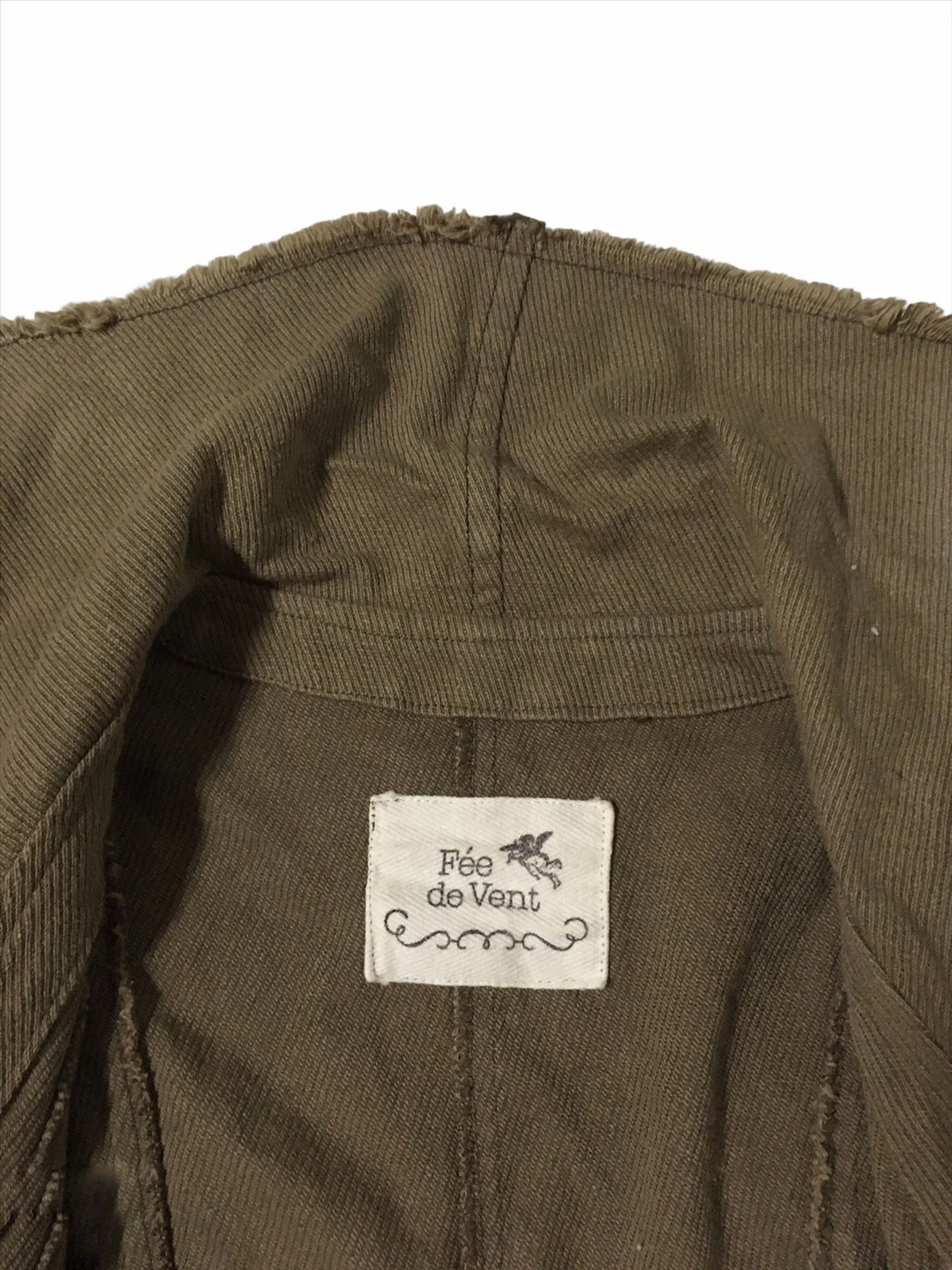Japanese Brand Fee De Vents Rare Jacket No Button No Zipper Size US S / EU 44-46 / 1 - 5 Thumbnail