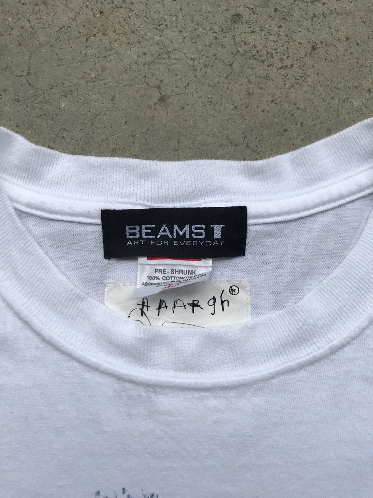 Beams Plus vintage bigprint y2k beams x nofus stop the robot Size US L / EU 52-54 / 3 - 4 Thumbnail