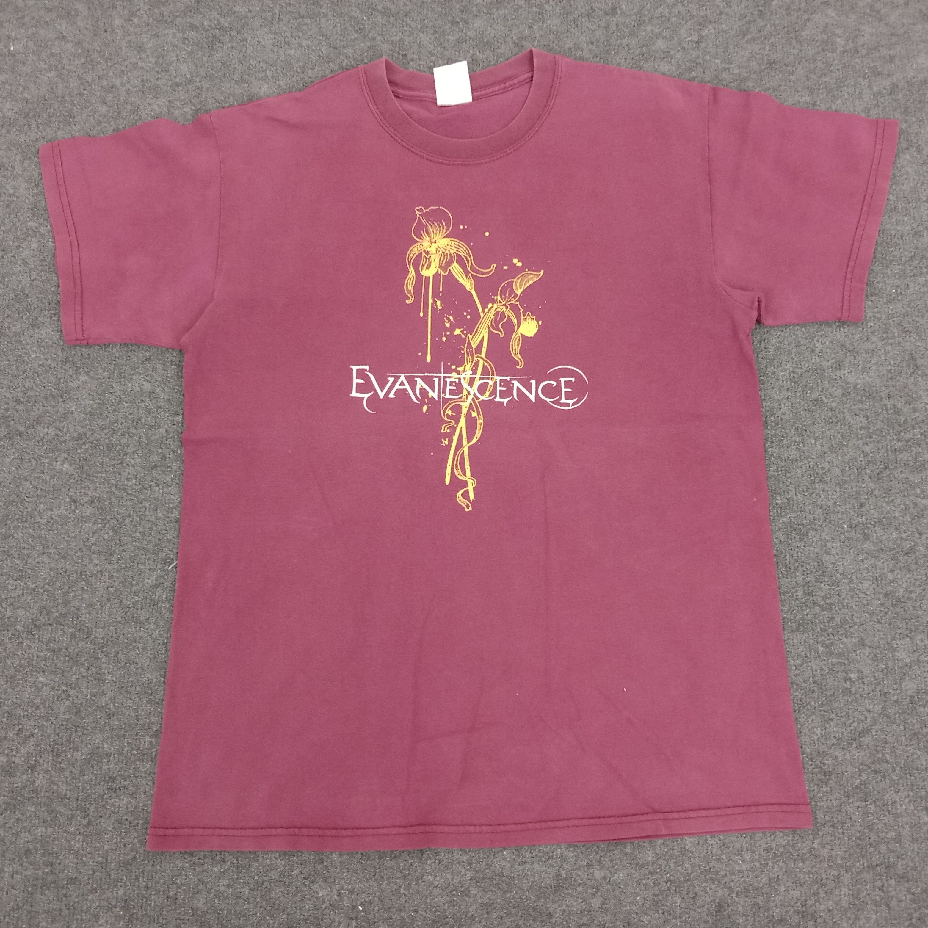 Band Tees × Vintage Evanescence American Rock Band Tshirt Size US M / EU 48-50 / 2 - 1 Thumbnail