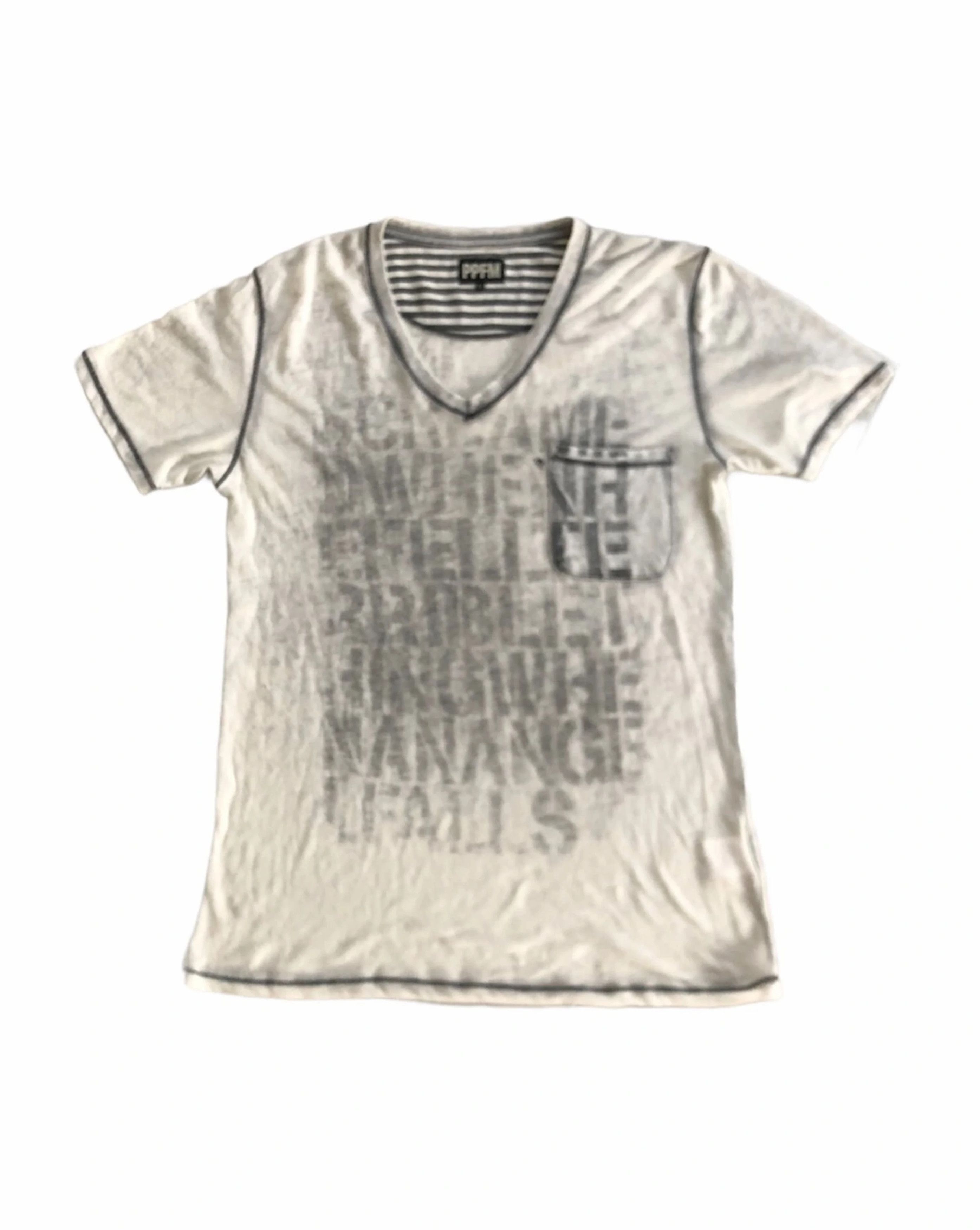 PPFM Ppfm Rare Styles V Neck T Shirts Size US M / EU 48-50 / 2 - 1 Thumbnail