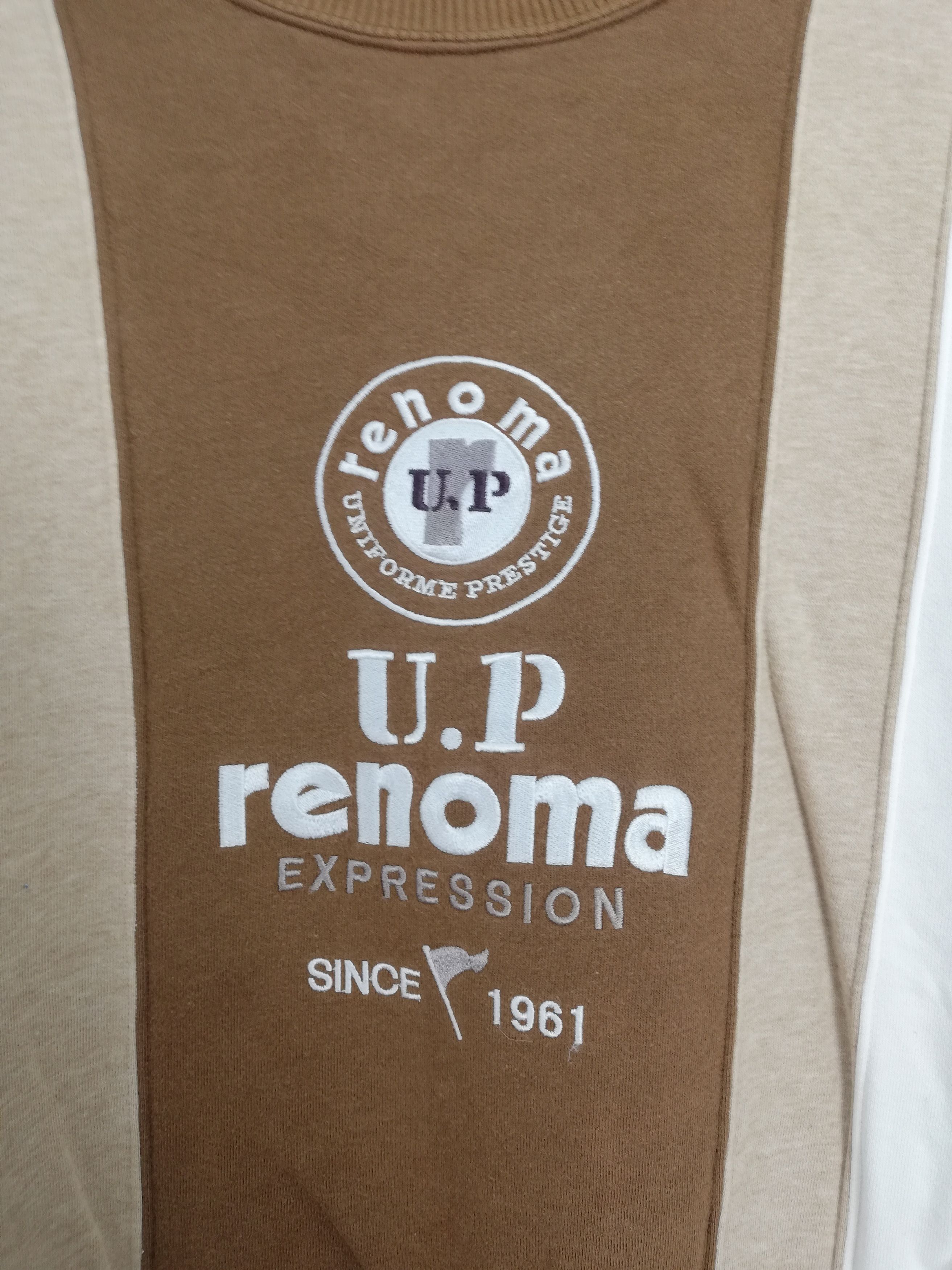 Designer × Renoma 💥 Vintage U.P RENOMA Sweatshirts #0634 DP💥 Size US XL / EU 56 / 4 - 4 Thumbnail