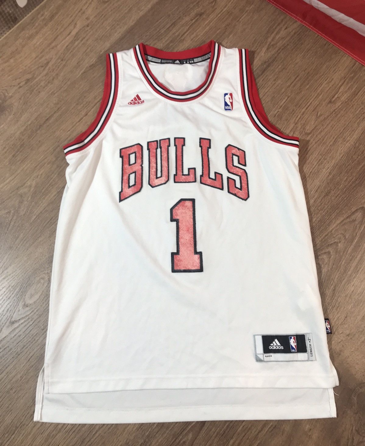 Adidas × NBA Chicago Bulls Adidas 2014 Derrick Rose #1 jersey NBA Size US M / EU 48-50 / 2 - 1 Thumbnail