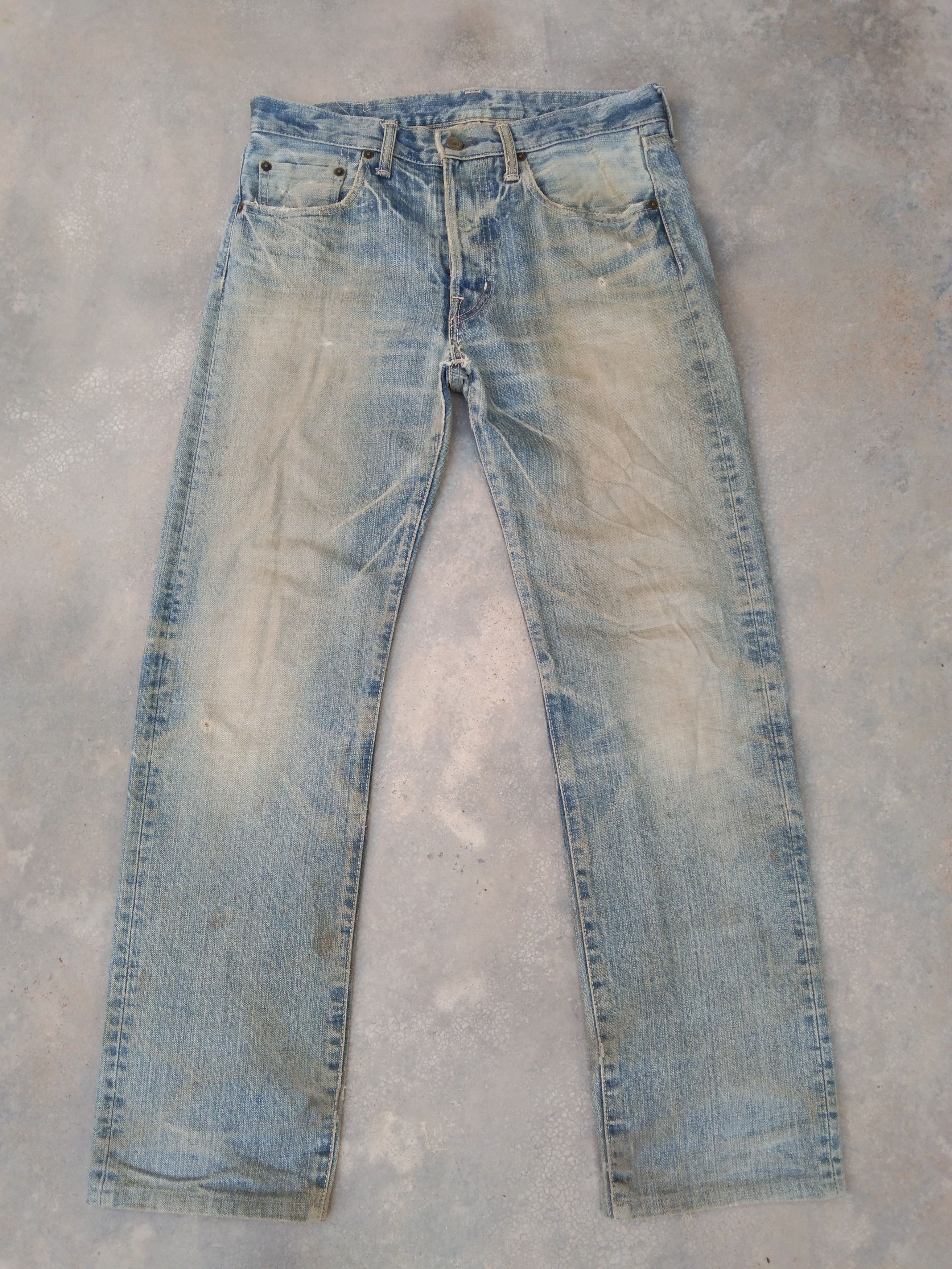 Vintage Vintage Mud Wash Spellbound Japan Distressed Jeans 31x30 | Grailed