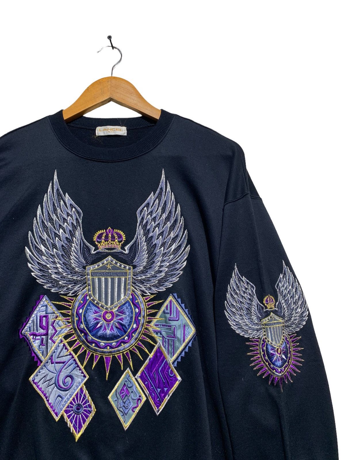 Lancel LANCEL CREWNECK SWEATSHIRT EMROIDERED LOGO Size US M / EU 48-50 / 2 - 5 Thumbnail