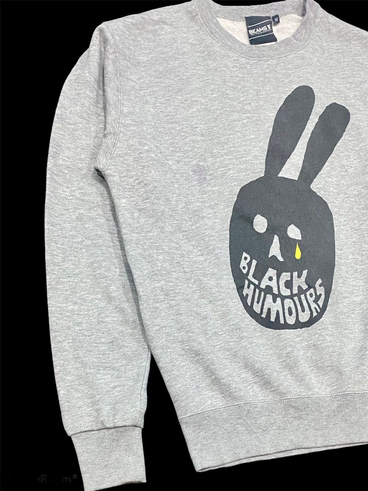 Beams Plus × Japanese Brand SWEATSHIRT BLACK HEARTED BIG LOGO by BEAMS Size US S / EU 44-46 / 1 - 4 Thumbnail