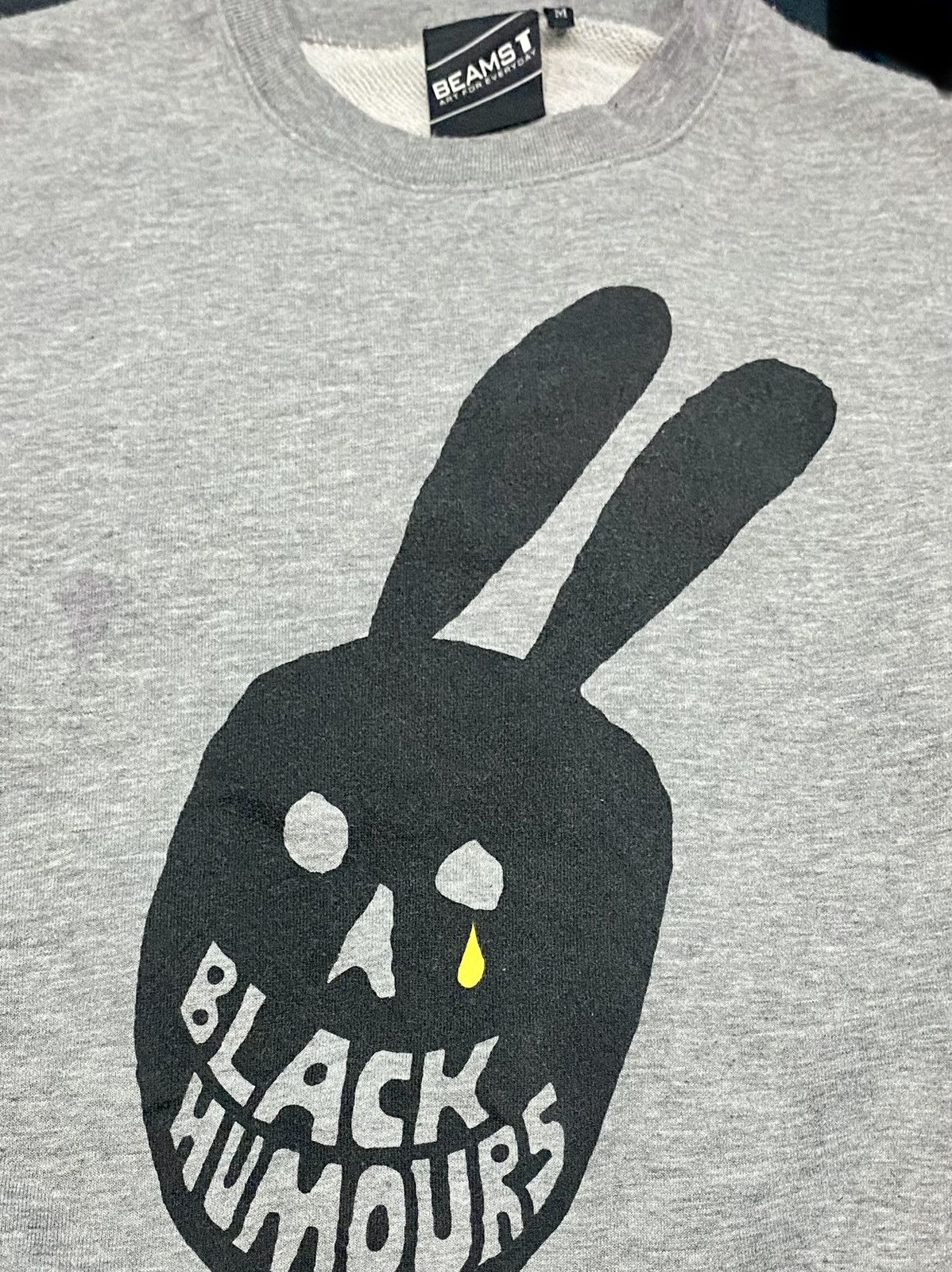 Beams Plus × Japanese Brand SWEATSHIRT BLACK HEARTED BIG LOGO by BEAMS Size US S / EU 44-46 / 1 - 2 Thumbnail