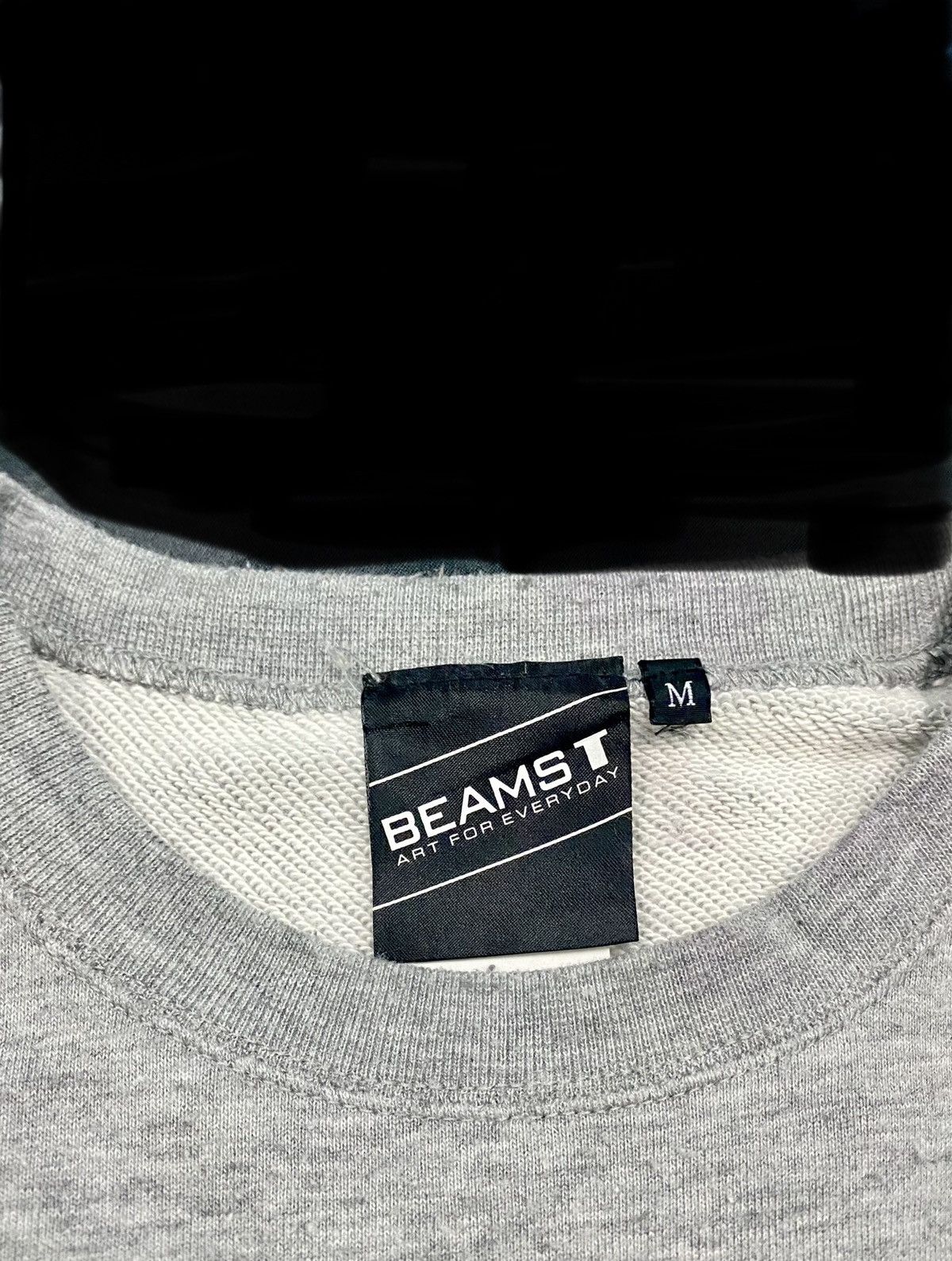 Beams Plus × Japanese Brand SWEATSHIRT BLACK HEARTED BIG LOGO by BEAMS Size US S / EU 44-46 / 1 - 6 Thumbnail