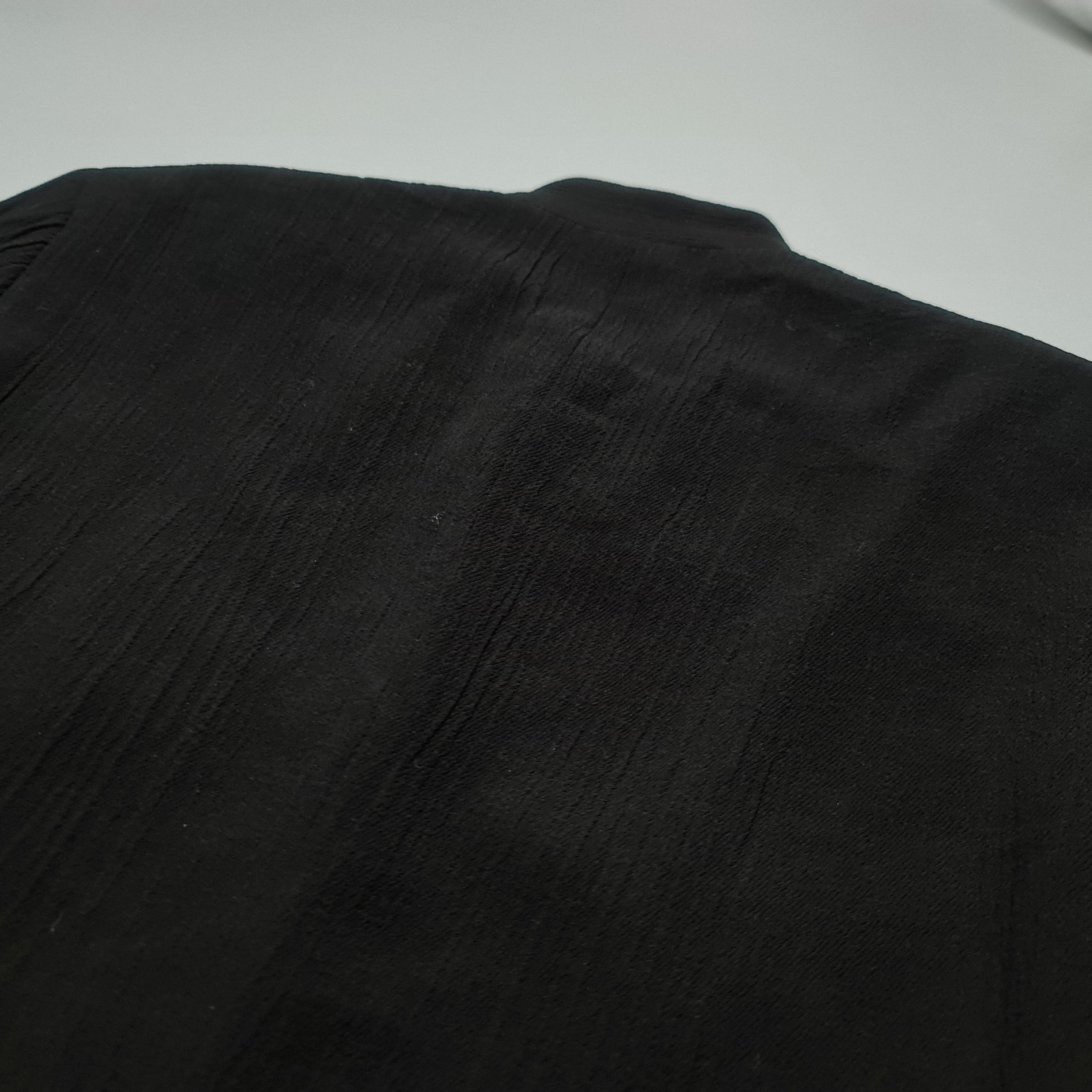 Issey Miyake Issey Miyake - SS99 Mandarin Collar Wrinkled Wool Suit Size 46R - 6 Thumbnail