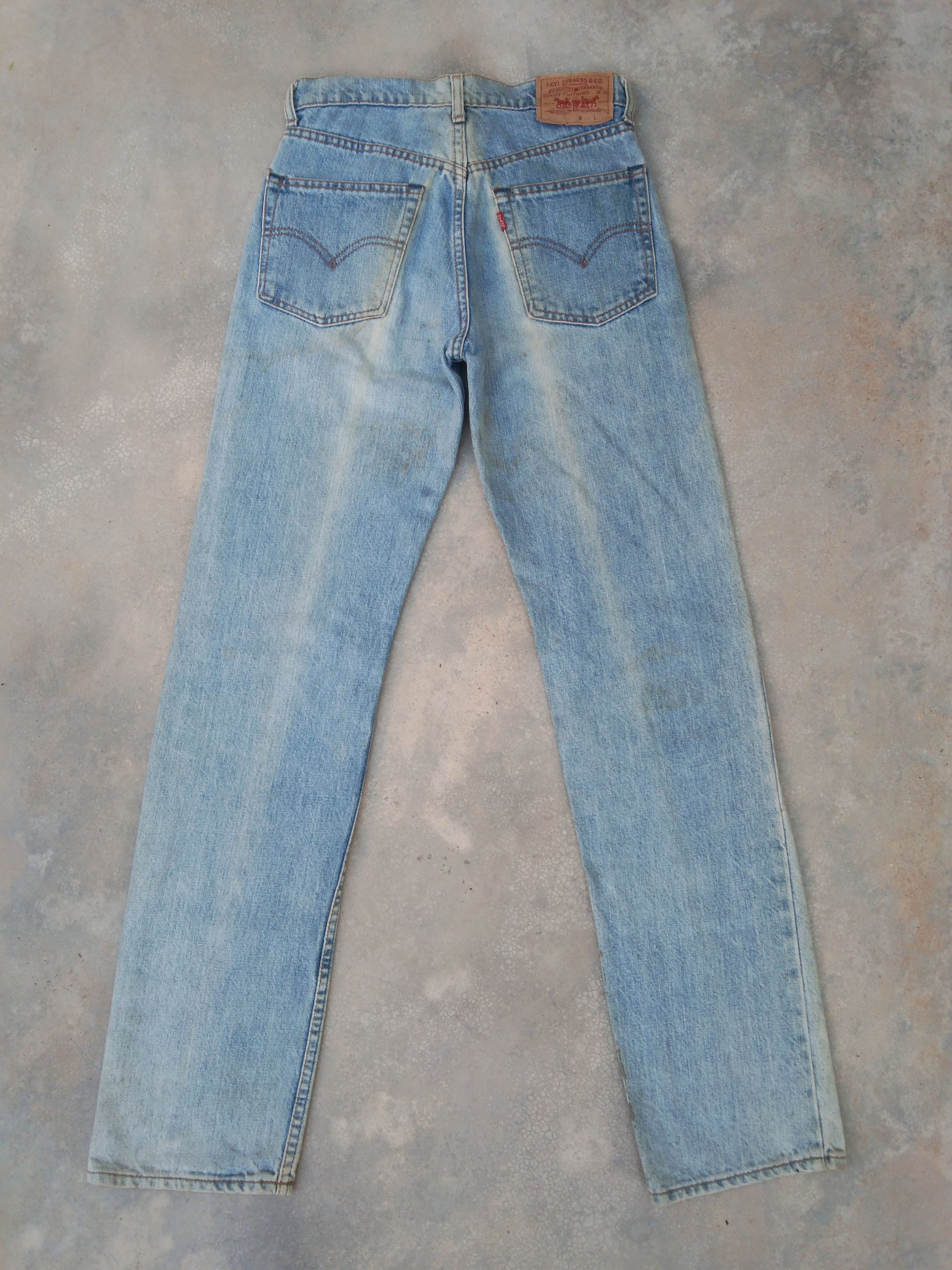 Levi's Vintage Levi's Jeans 503 Sun Faded Distressed Denim 28x33 Size US 28 / EU 44 - 1 Thumbnail
