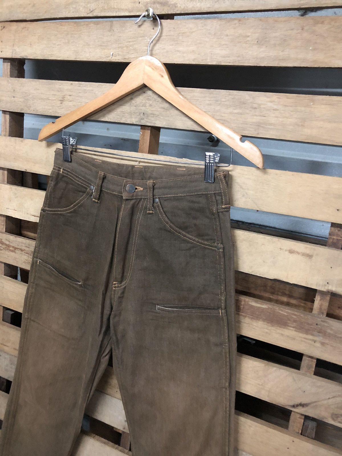 Bape VINTAGE BAPE DENIM BUSY WORKS BUSH SUN FADED PANT JAPAN MADE Size US 29 - 3 Thumbnail