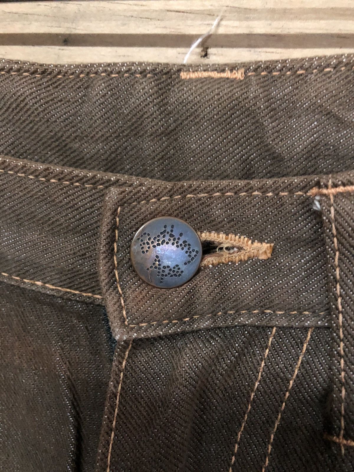 Bape VINTAGE BAPE DENIM BUSY WORKS BUSH SUN FADED PANT JAPAN MADE Size US 29 - 9 Thumbnail