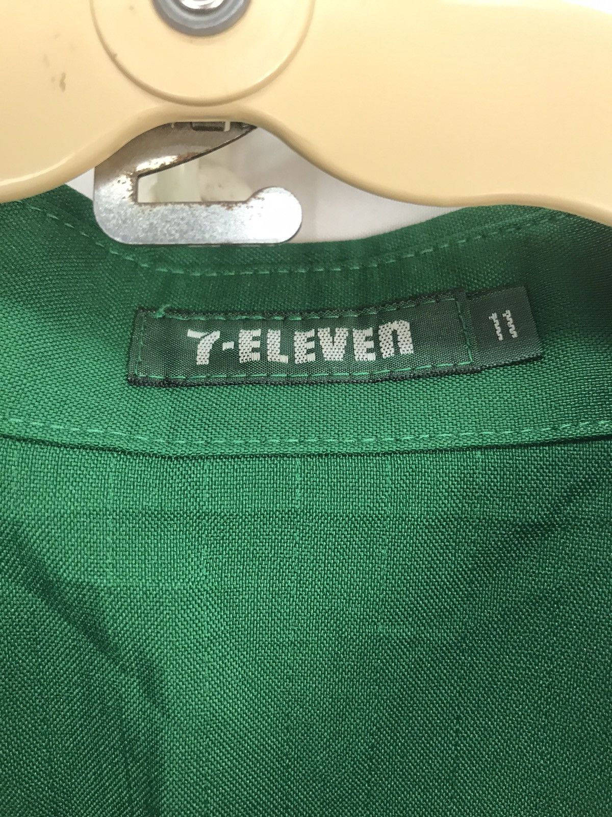 Japanese Brand × Vintage Vintage 7-eleven embroidered logo zipper short sleeve Size US M / EU 48-50 / 2 - 4 Thumbnail