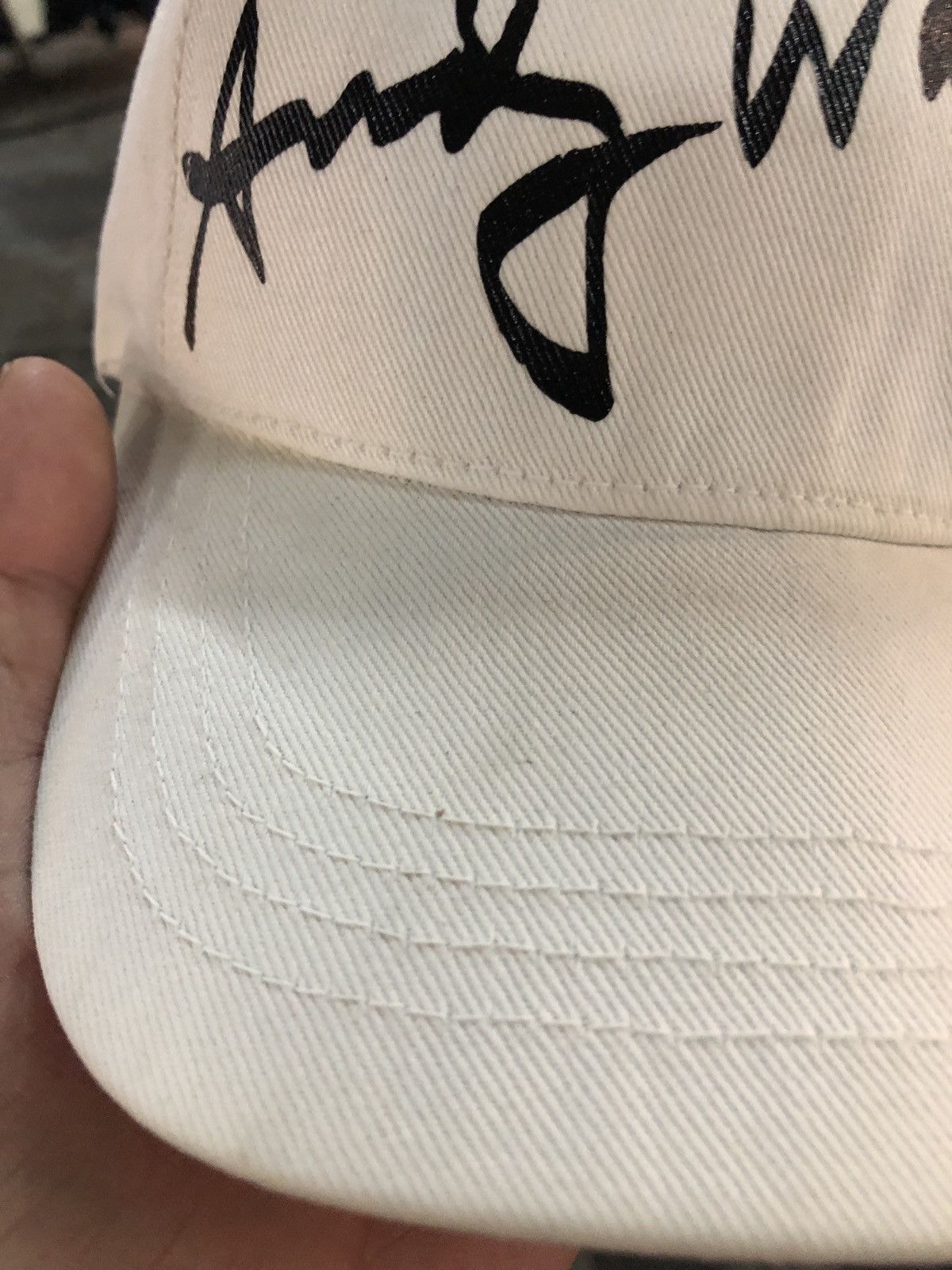 Andy Warhol VINTAGE ANDY WARHOL CAP HAT Size ONE SIZE - 3 Thumbnail