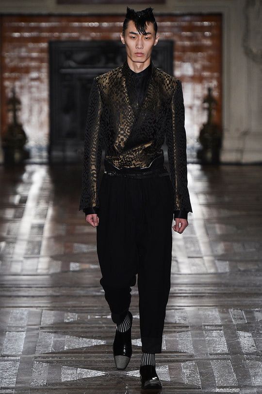 Haider Ackermann FW16 Black Patent Leather Runway Lowtop Boots Size US 11 / EU 44 - 4 Thumbnail