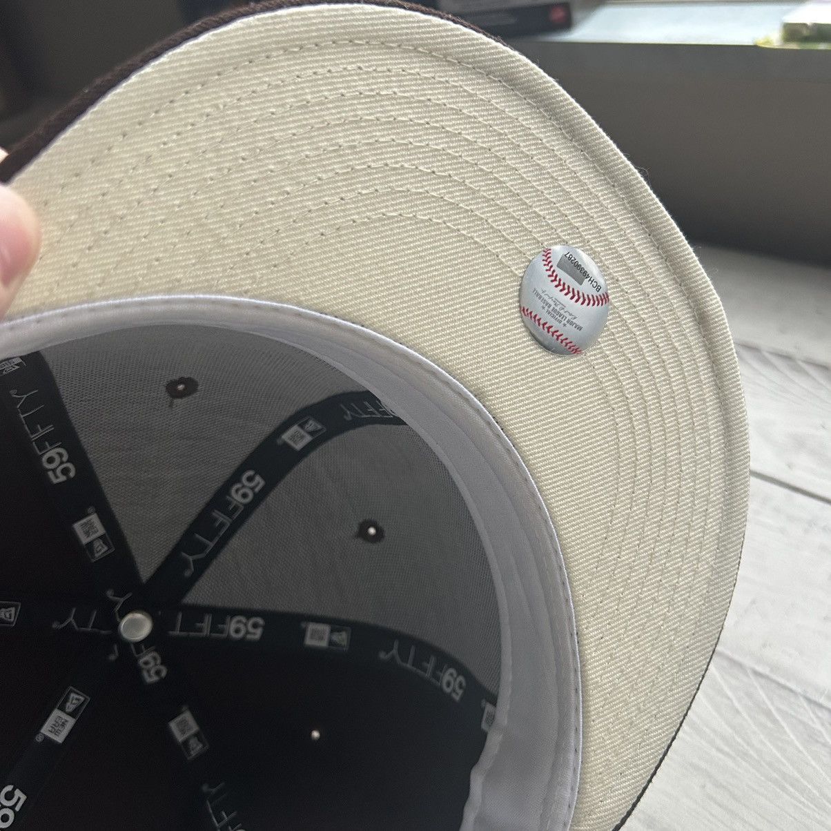 MLB × MyFitteds × New Era 7 1/4 WASHiNGTON NATiONALS “THE WARRiORS” 1979 brown cream Size ONE SIZE - 11 Thumbnail