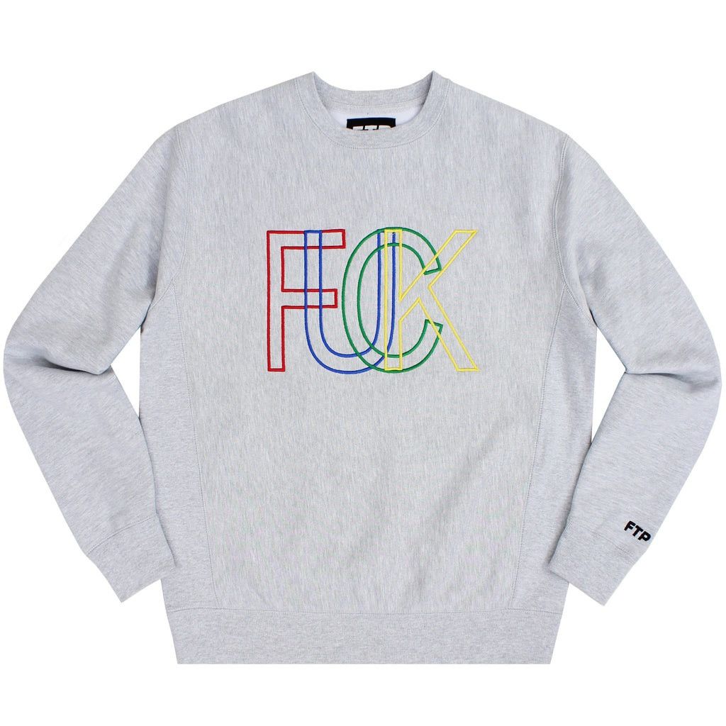 トップス FTP VARSITY CREWNECK HEATHER GRAY XL FTP VARSITY CREWNECK HEATHER GRAY XL